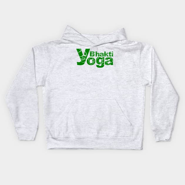 BHAKTI Yoga Kids Hoodie by GourangaStore